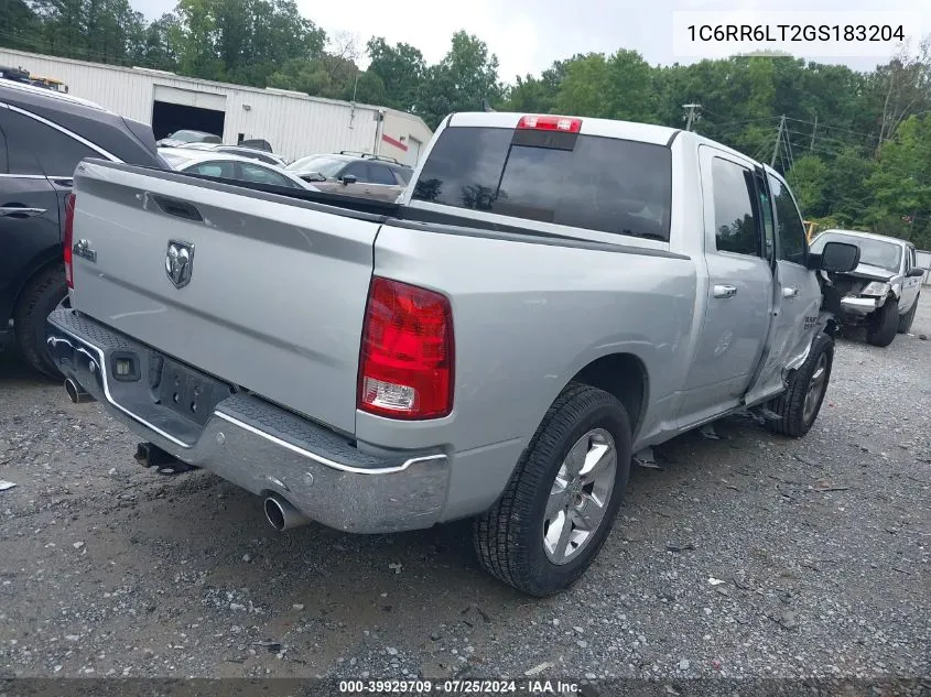 1C6RR6LT2GS183204 2016 Ram 1500 Big Horn