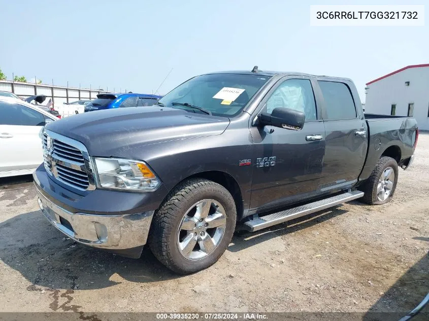 2016 Ram 1500 Big Horn VIN: 3C6RR6LT7GG321732 Lot: 39935230