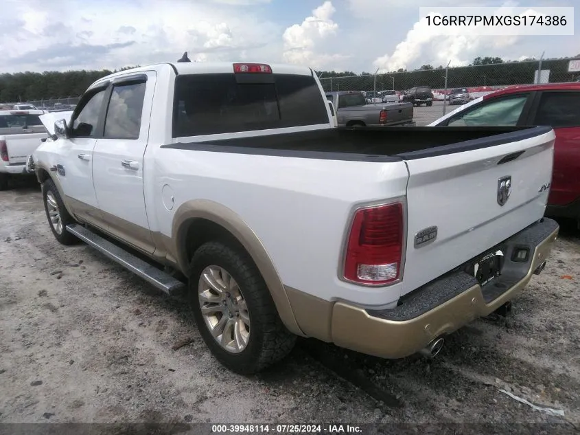 1C6RR7PMXGS174386 2016 Ram 1500 Longhorn