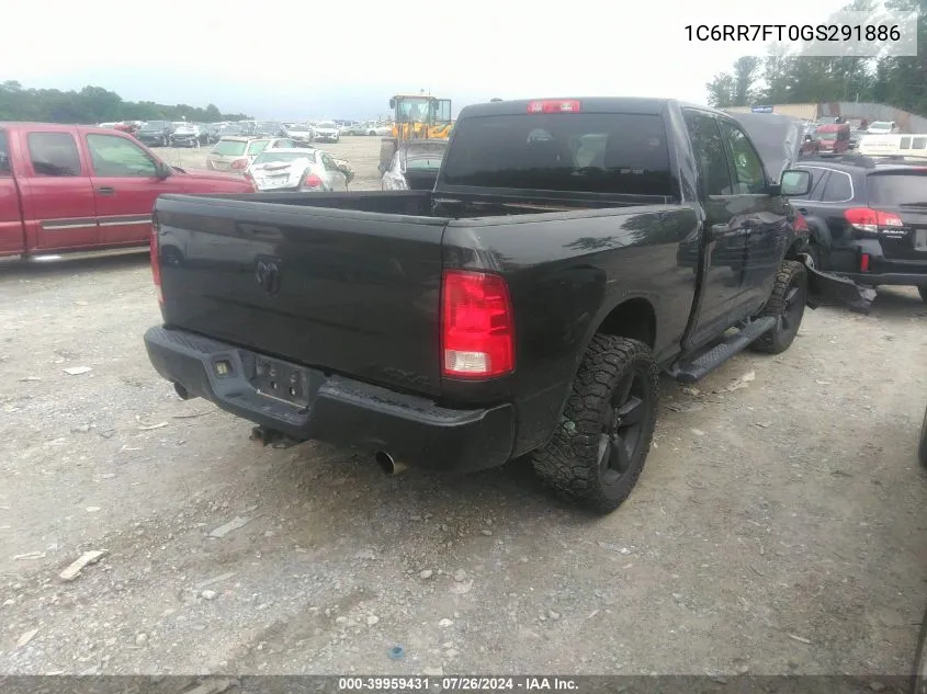 1C6RR7FT0GS291886 2016 Ram 1500 Express