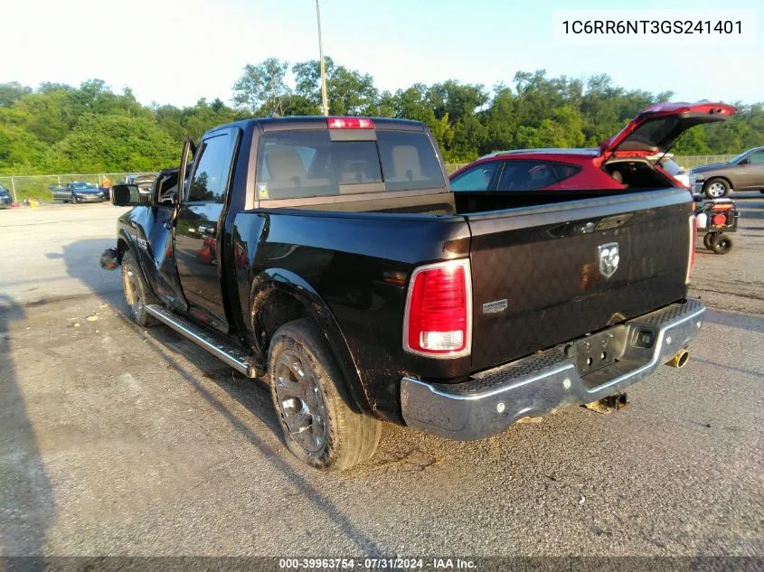 2016 Ram 1500 Laramie VIN: 1C6RR6NT3GS241401 Lot: 39963754