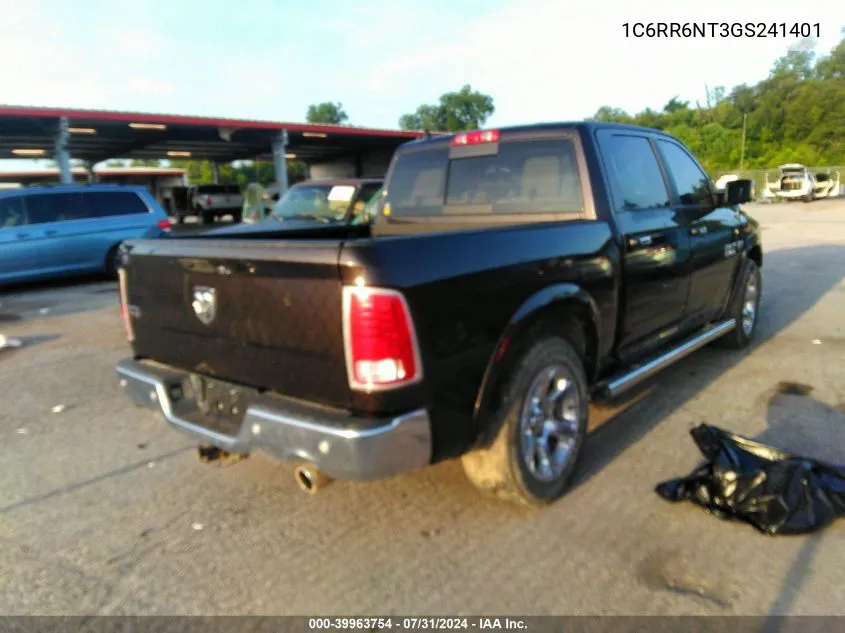 2016 Ram 1500 Laramie VIN: 1C6RR6NT3GS241401 Lot: 39963754