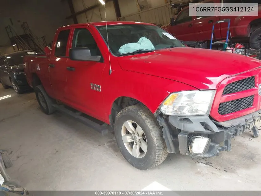 2016 Ram 1500 Express VIN: 1C6RR7FG5GS412124 Lot: 39970119