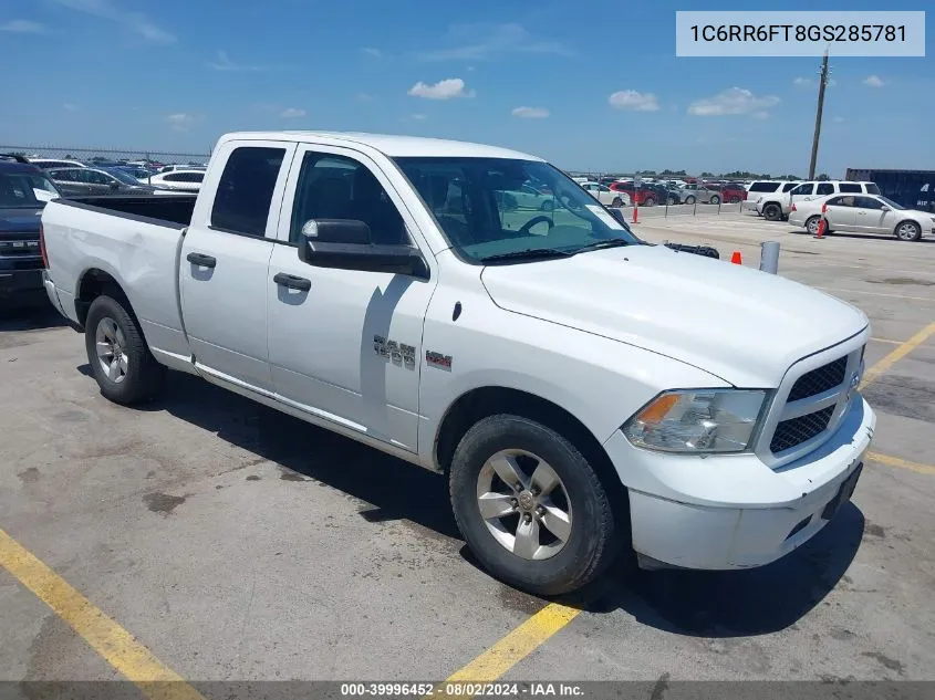 2016 Ram 1500 Tradesman VIN: 1C6RR6FT8GS285781 Lot: 39996452