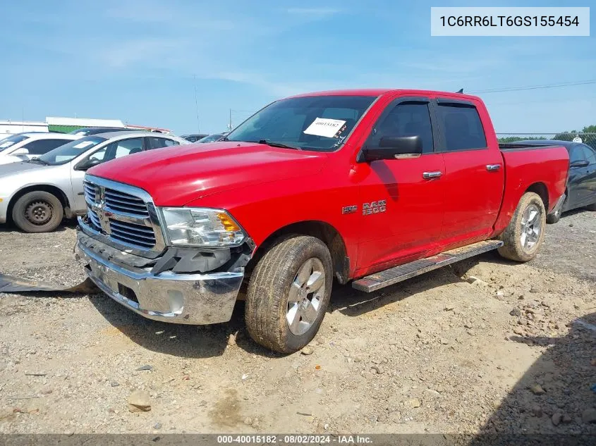 1C6RR6LT6GS155454 2016 Ram 1500 Lone Star