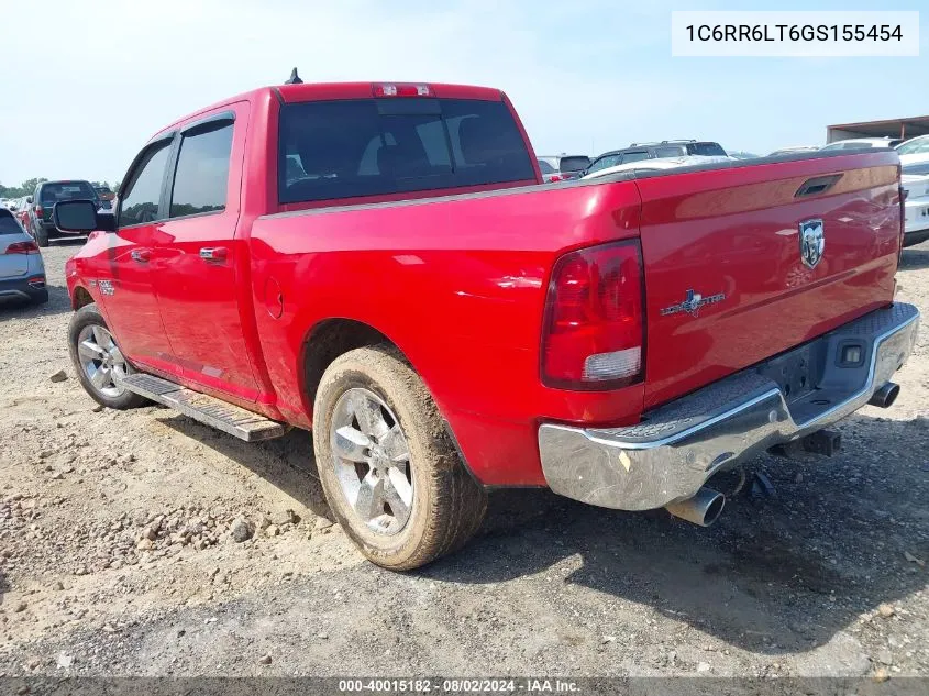 1C6RR6LT6GS155454 2016 Ram 1500 Lone Star