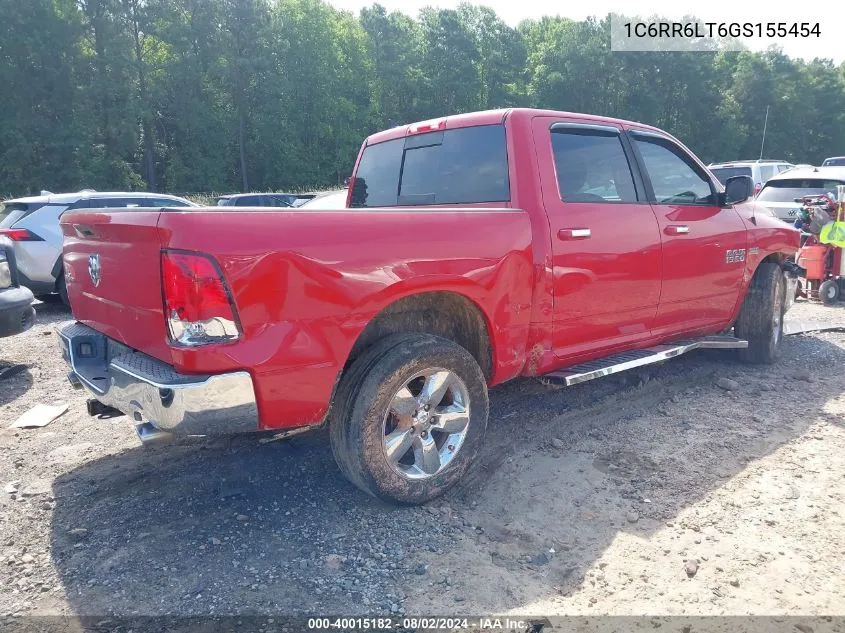 2016 Ram 1500 Lone Star VIN: 1C6RR6LT6GS155454 Lot: 40015182