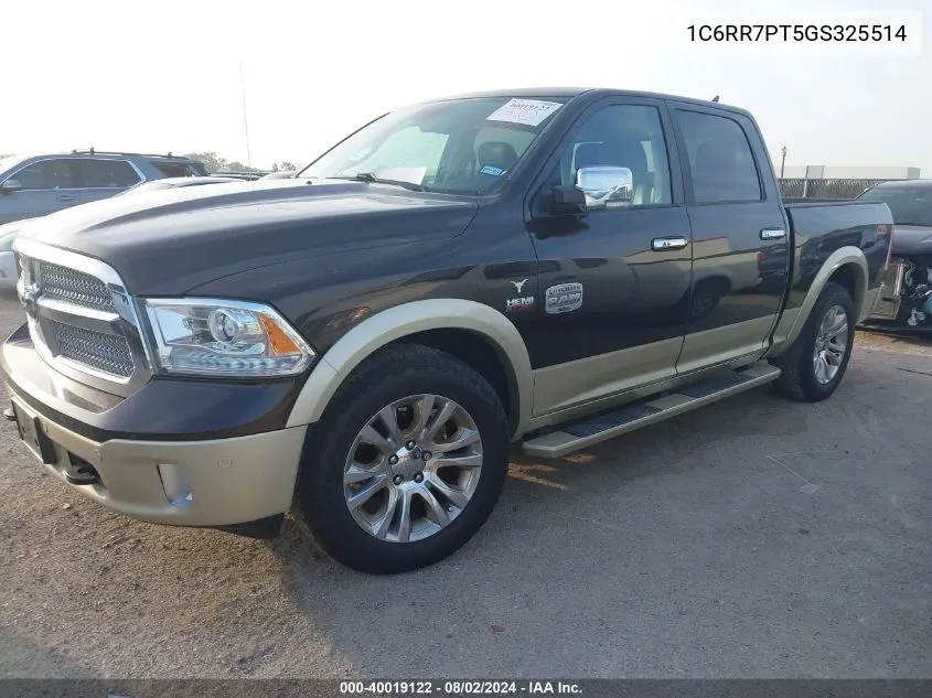 1C6RR7PT5GS325514 2016 Ram 1500 Longhorn