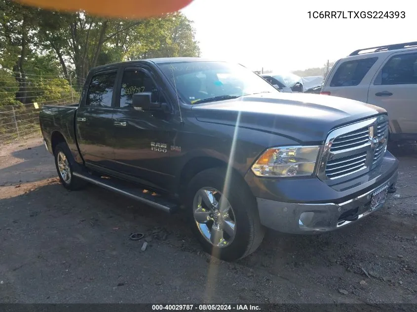 2016 Ram 1500 Big Horn VIN: 1C6RR7LTXGS224393 Lot: 40029787