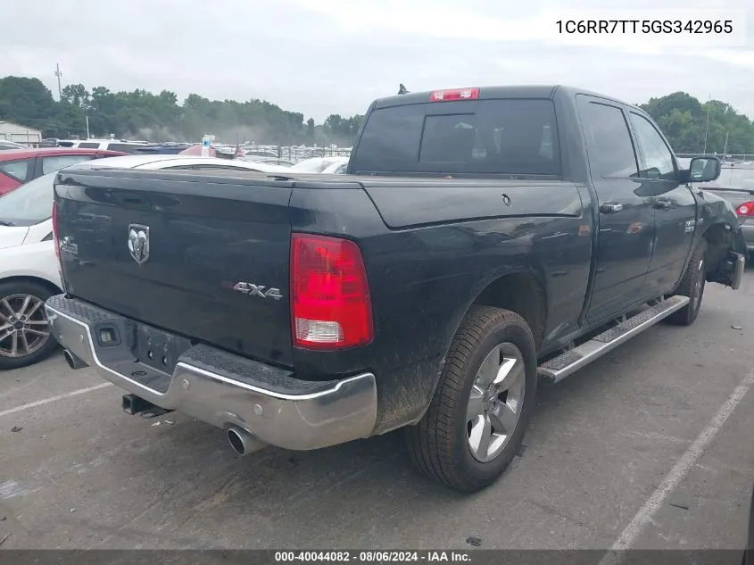 1C6RR7TT5GS342965 2016 Ram 1500 Big Horn