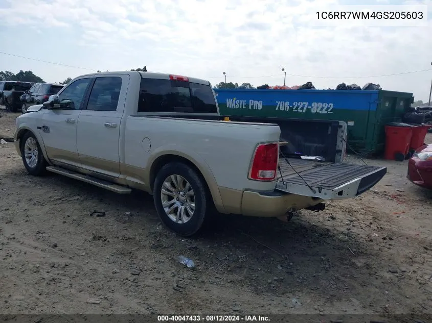 1C6RR7WM4GS205603 2016 Ram 1500 Longhorn