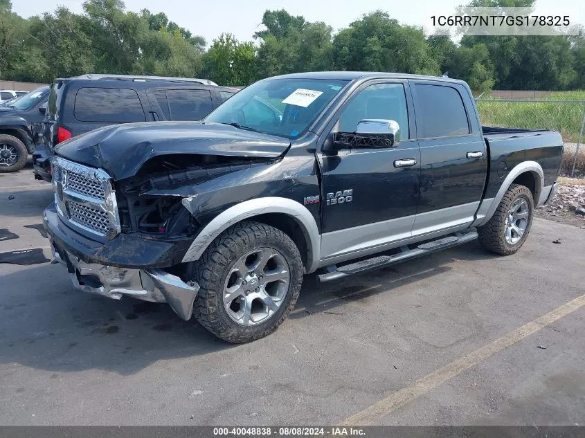 2016 Ram 1500 Laramie VIN: 1C6RR7NT7GS178325 Lot: 40048838