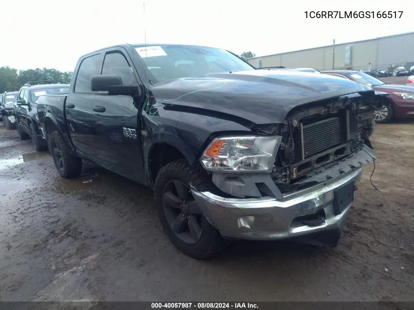 2016 Ram 1500 Slt VIN: 1C6RR7LM6GS166517 Lot: 40057987