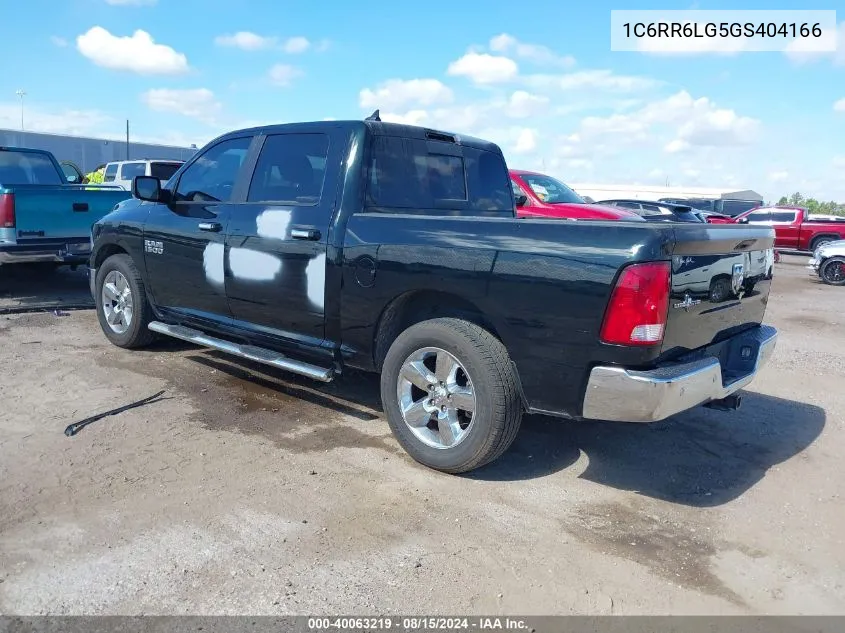 2016 Ram 1500 Lone Star VIN: 1C6RR6LG5GS404166 Lot: 40063219