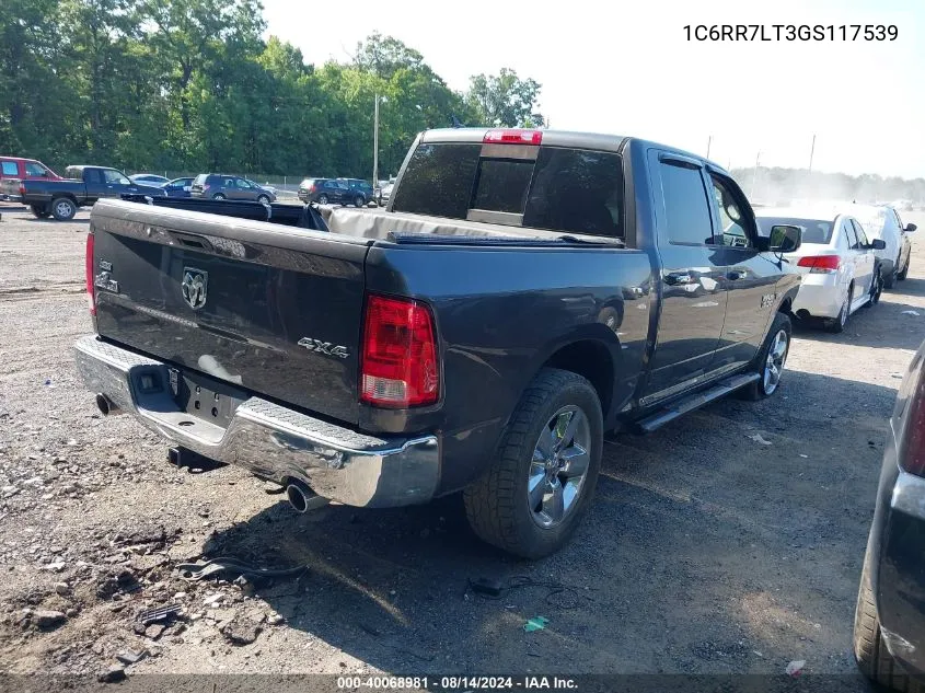 1C6RR7LT3GS117539 2016 Ram 1500 Big Horn