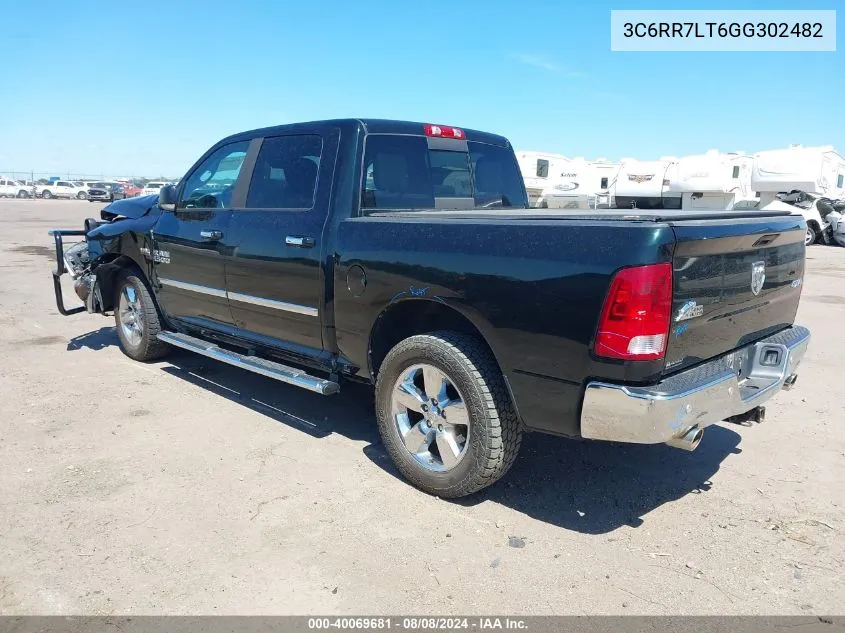 3C6RR7LT6GG302482 2016 Ram 1500 Big Horn