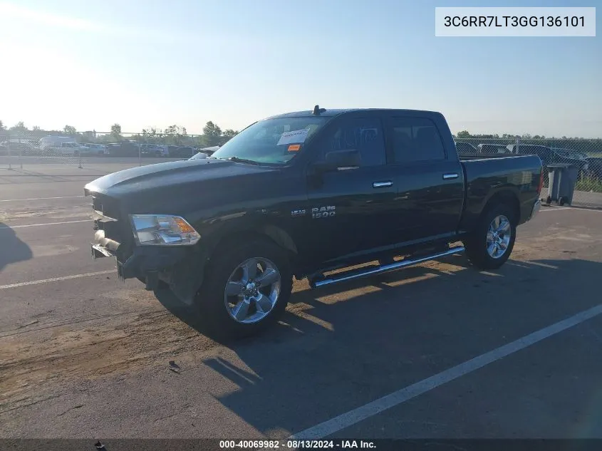 2016 Ram 1500 Big Horn VIN: 3C6RR7LT3GG136101 Lot: 40069982