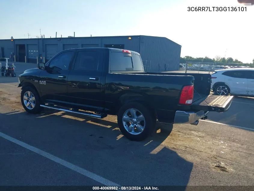 3C6RR7LT3GG136101 2016 Ram 1500 Big Horn