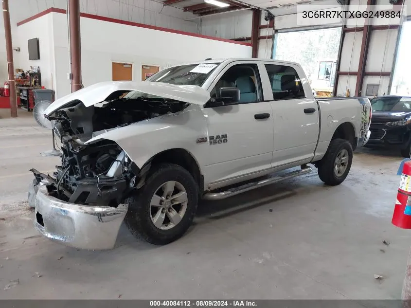 2016 Ram 1500 St VIN: 3C6RR7KTXGG249884 Lot: 40084112