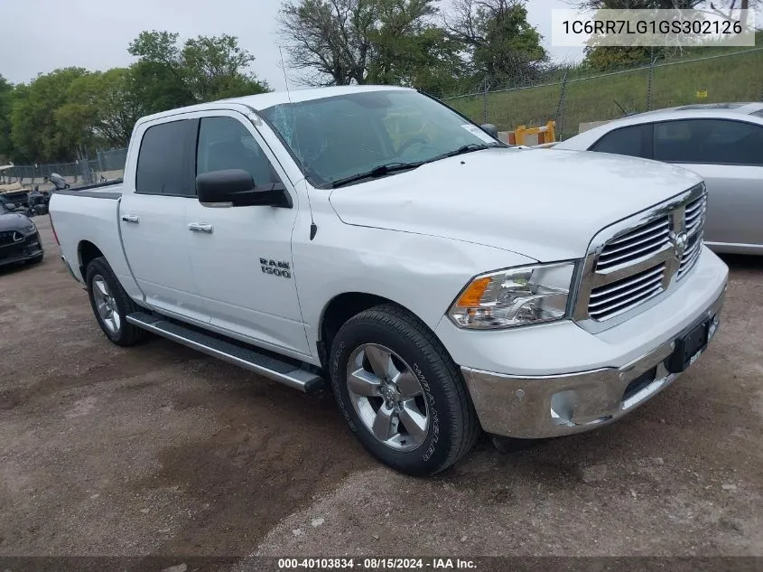 1C6RR7LG1GS302126 2016 Ram 1500 Big Horn