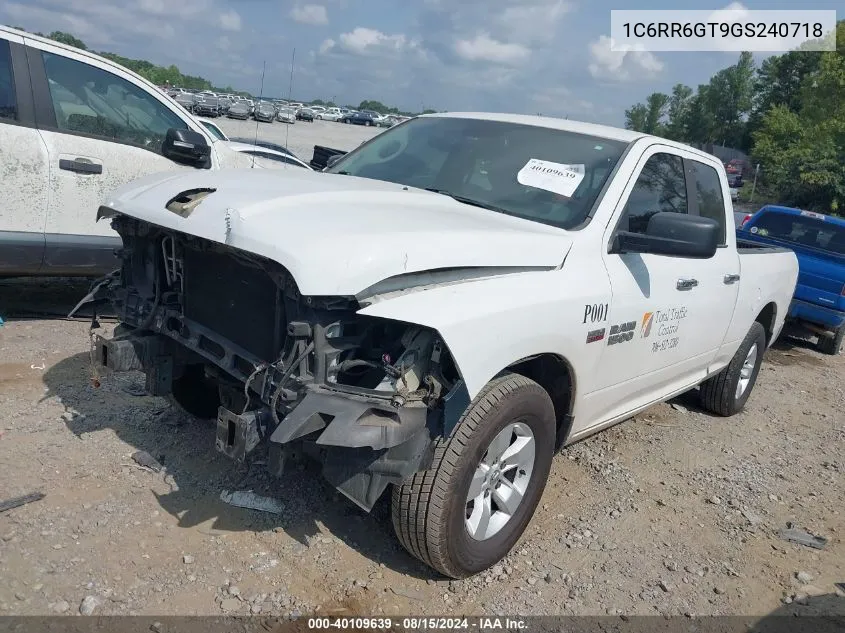 2016 Ram 1500 Slt VIN: 1C6RR6GT9GS240718 Lot: 40109639