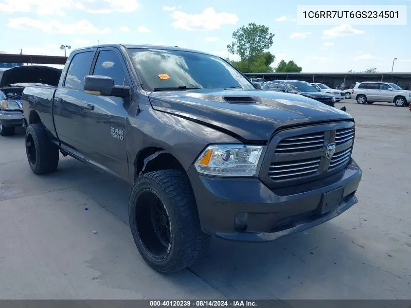 2016 Ram 1500 Sport VIN: 1C6RR7UT6GS234501 Lot: 40120239