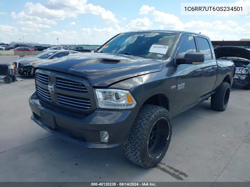 2016 Ram 1500 Sport VIN: 1C6RR7UT6GS234501 Lot: 40120239