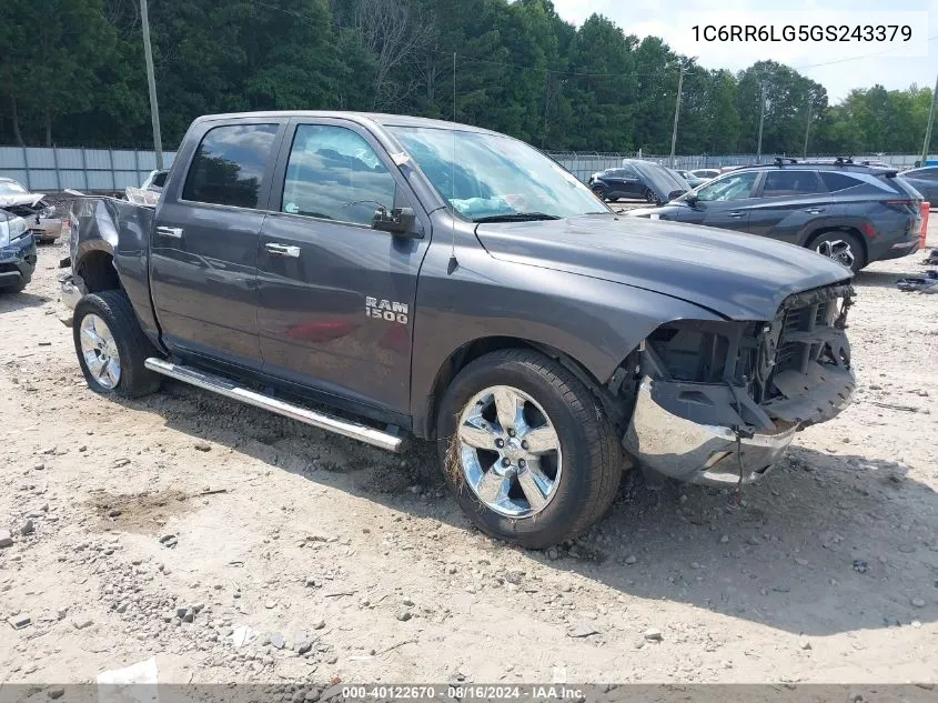 2016 Ram 1500 Slt VIN: 1C6RR6LG5GS243379 Lot: 40122670