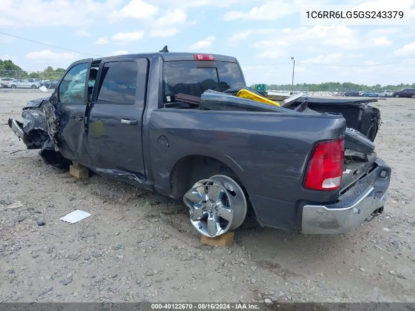 2016 Ram 1500 Slt VIN: 1C6RR6LG5GS243379 Lot: 40122670