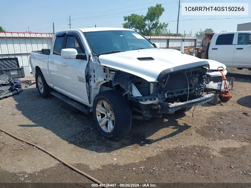 2016 Ram 1500 Sport VIN: 1C6RR7HT4GS150266 Lot: 40136487