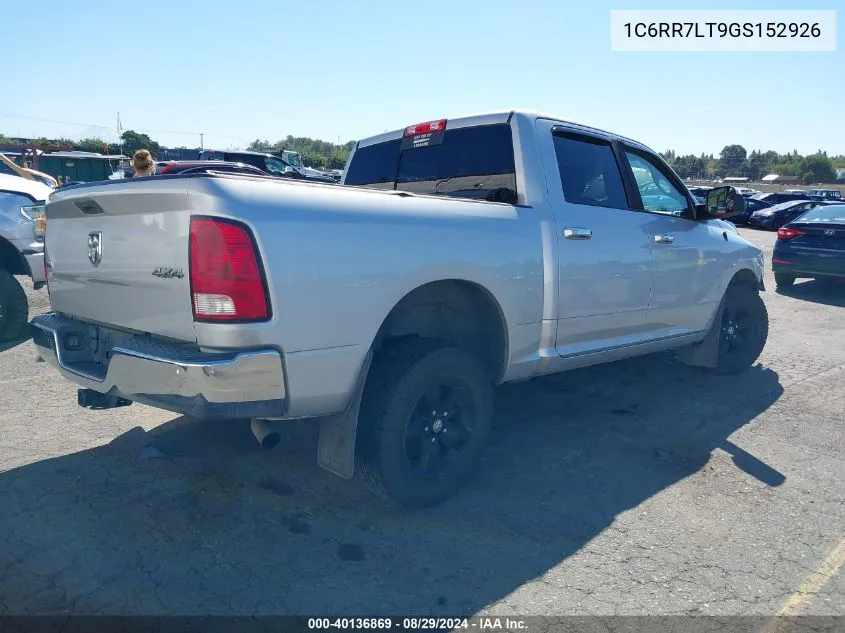 2016 Ram 1500 Slt VIN: 1C6RR7LT9GS152926 Lot: 40136869