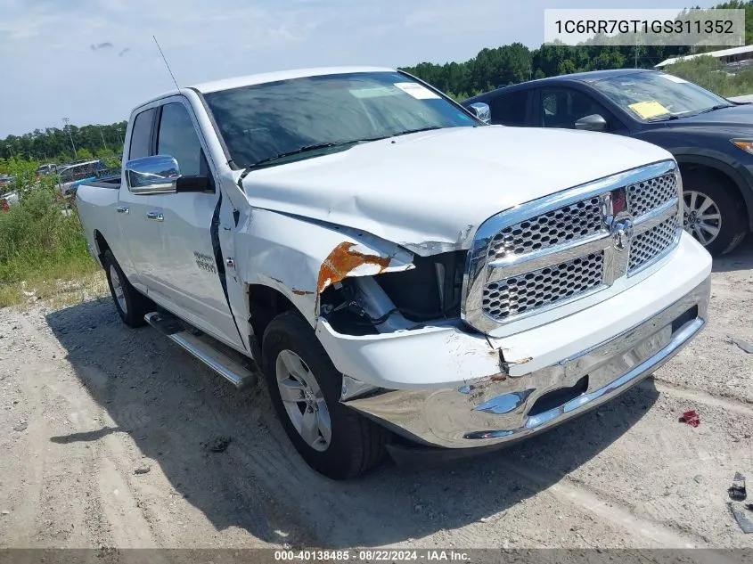 2016 Ram 1500 Slt VIN: 1C6RR7GT1GS311352 Lot: 40138485