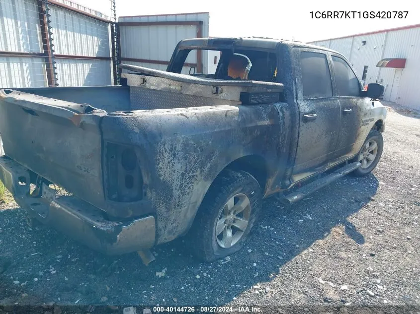 1C6RR7KT1GS420787 2016 Ram 1500 Tradesman