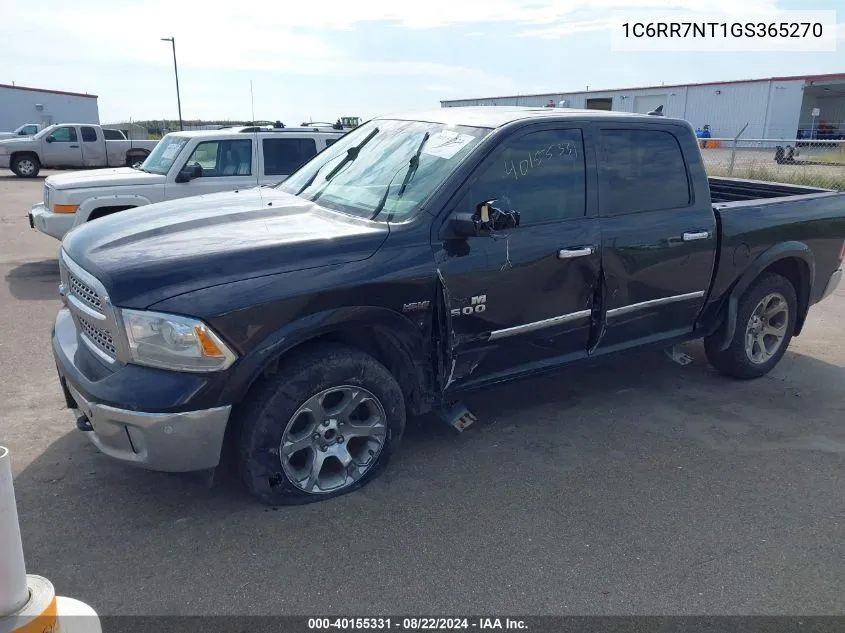 2016 Ram 1500 Laramie VIN: 1C6RR7NT1GS365270 Lot: 40155331