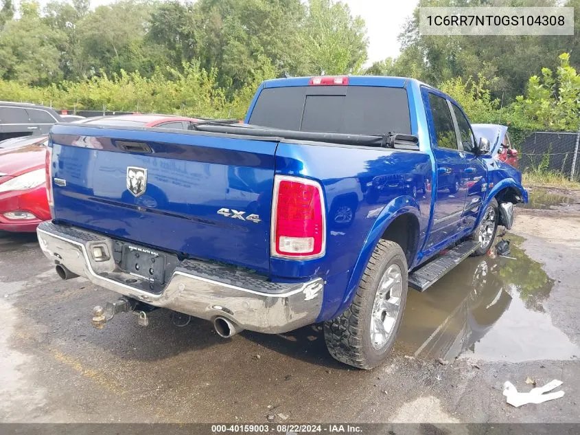 1C6RR7NT0GS104308 2016 Ram 1500 Laramie