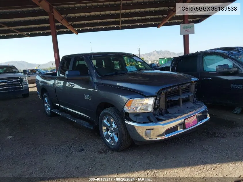 1C6RR6GGXGS189538 2016 Ram 1500 Big Horn