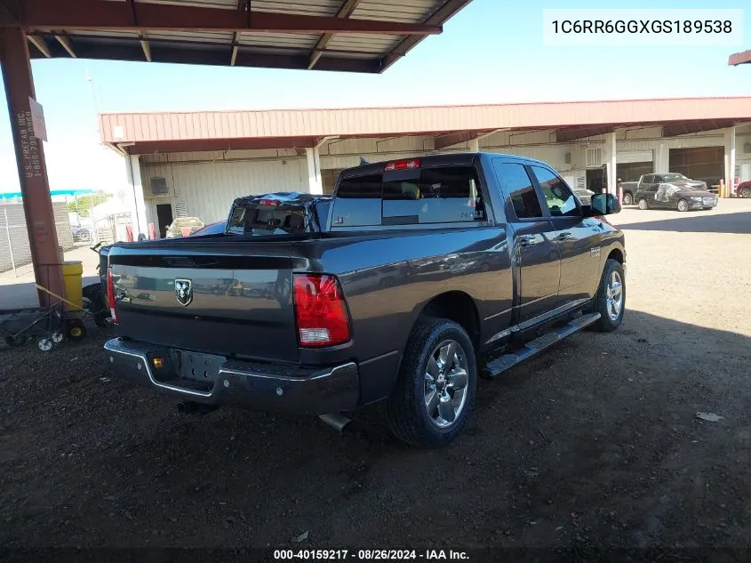 1C6RR6GGXGS189538 2016 Ram 1500 Big Horn