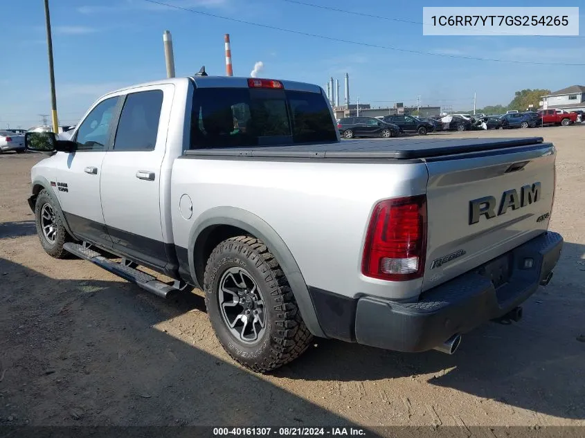 2016 Ram 1500 Rebel VIN: 1C6RR7YT7GS254265 Lot: 40161307