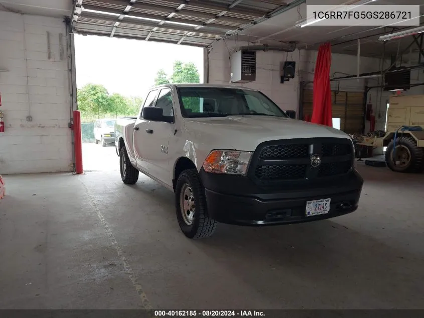 1C6RR7FG5GS286721 2016 Ram 1500 Tradesman