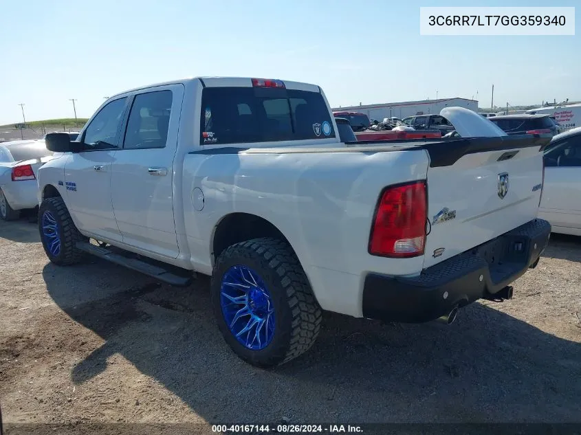 3C6RR7LT7GG359340 2016 Ram 1500 Big Horn