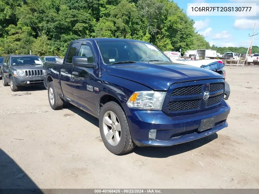 2016 Ram 1500 Express VIN: 1C6RR7FT2GS130777 Lot: 40168425