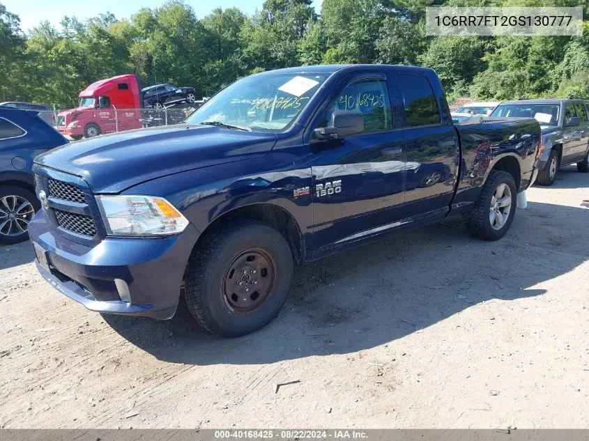 2016 Ram 1500 Express VIN: 1C6RR7FT2GS130777 Lot: 40168425