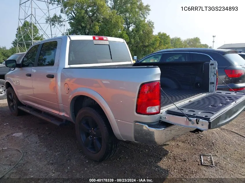 1C6RR7LT3GS234893 2016 Ram 1500 Outdoorsman