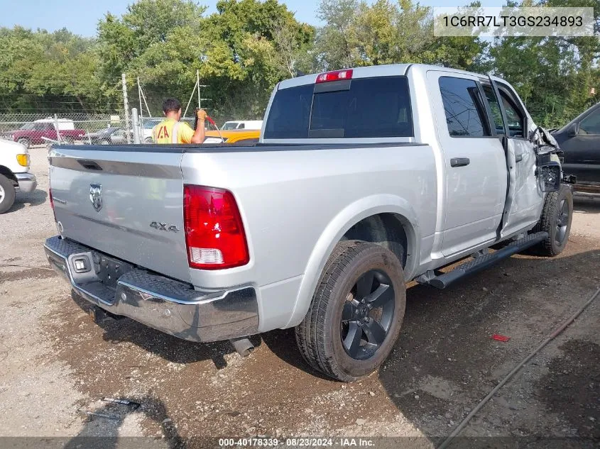 1C6RR7LT3GS234893 2016 Ram 1500 Outdoorsman