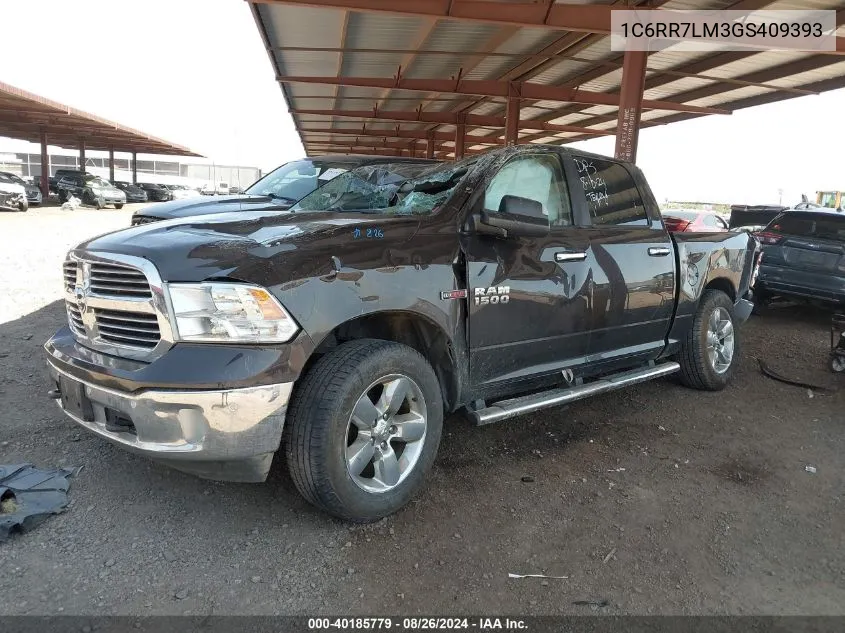 2016 Ram 1500 Big Horn VIN: 1C6RR7LM3GS409393 Lot: 40185779