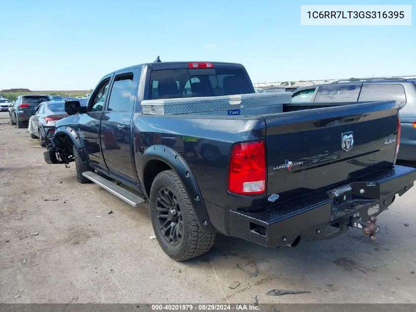 1C6RR7LT3GS316395 2016 Ram 1500 Lone Star