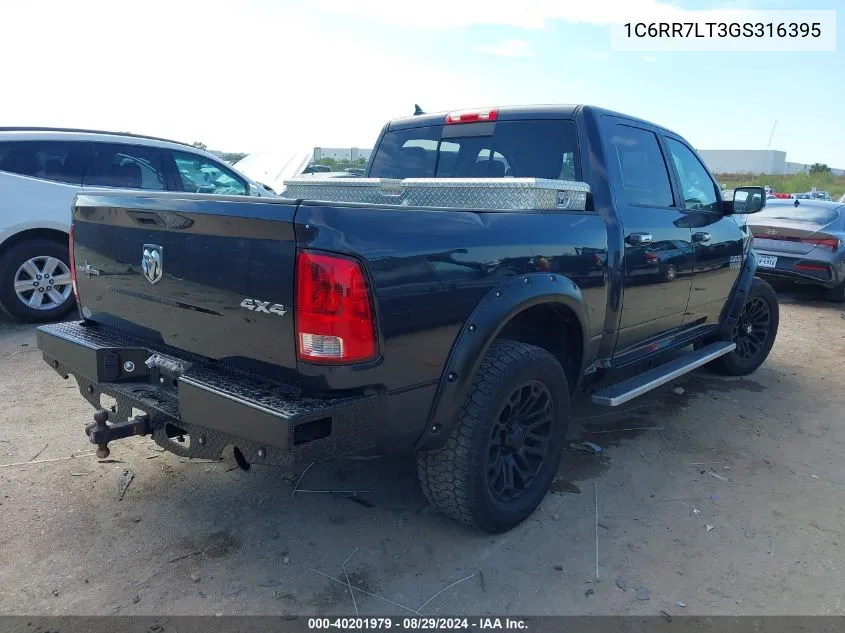 1C6RR7LT3GS316395 2016 Ram 1500 Lone Star