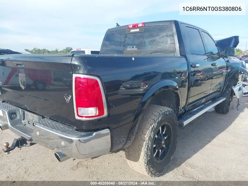 1C6RR6NT0GS380806 2016 Ram 1500 Laramie