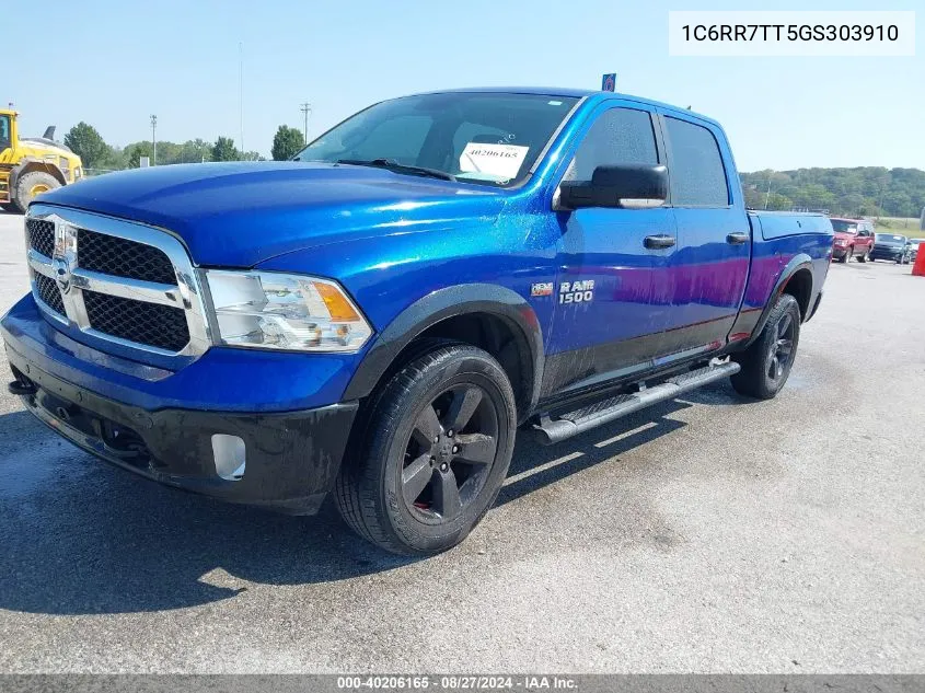 1C6RR7TT5GS303910 2016 Ram 1500 Outdoorsman