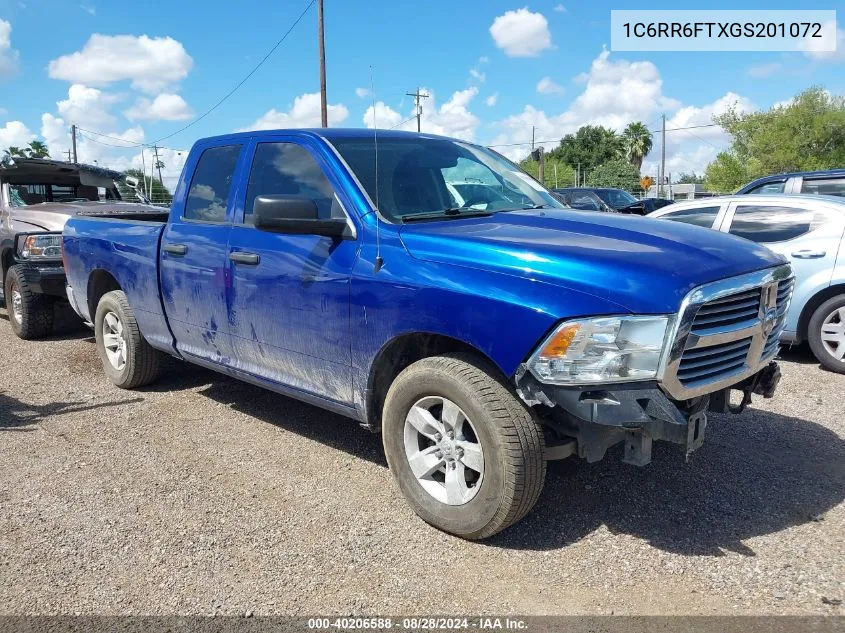 2016 Ram 1500 Tradesman VIN: 1C6RR6FTXGS201072 Lot: 40206588